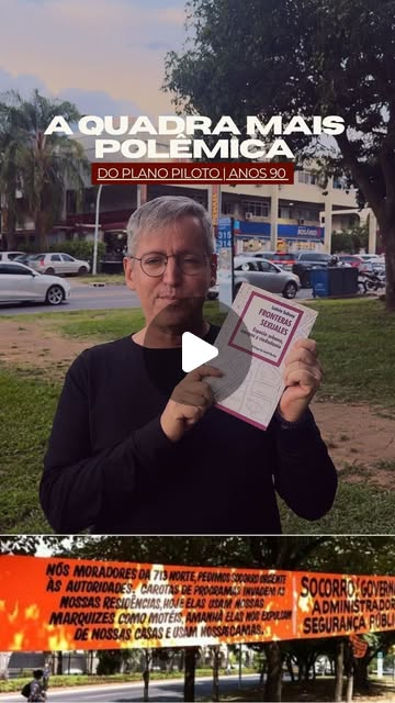 Capa do vídeo "A 314/315 Norte nos anos 90 e a boate Queens", da série Geografia do Desejo, Studio Inquieto
