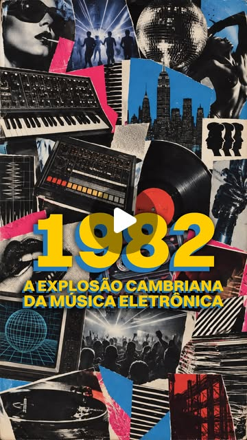 Capa do vídeo "1982, a explosão cambriana da música eletrônica para dançar", da série Políticas da pista de dança, Studio Inquieto