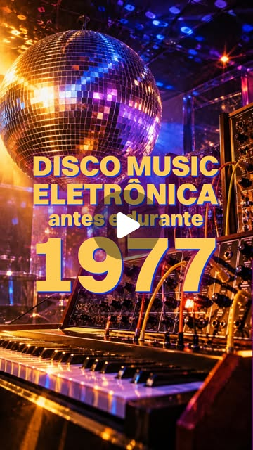 Capa do vídeo "Disco music eletrônica, 1976 a 1978", da série Políticas da pista de dança, Studio Inquieto
